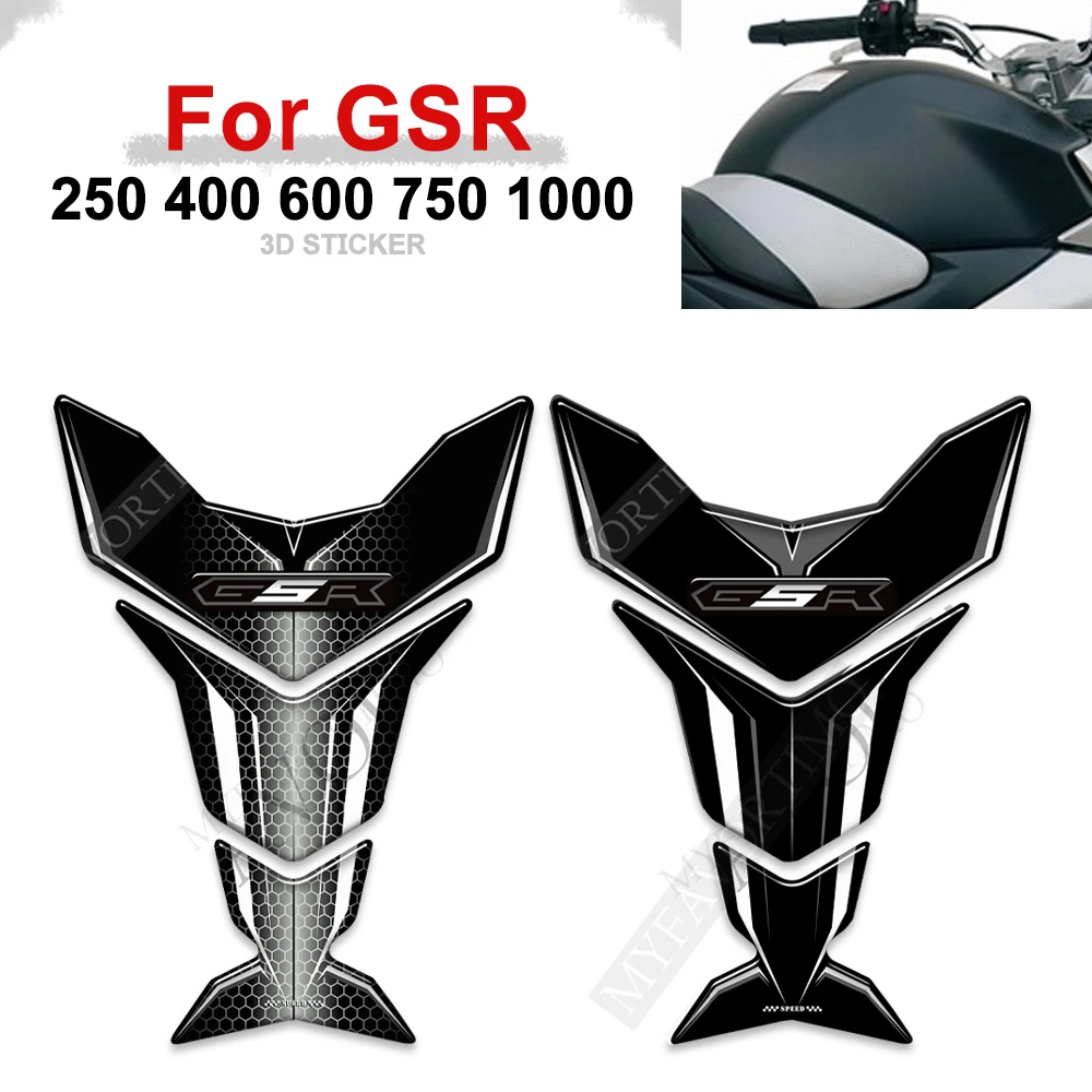 

GSR250 GSR400 GSR600 GSR750 GSR1000 Motorcycle Fuel Oil Tank Pad Protection Stickers Decals For Suzuki GSR 250 400 600 750 1000