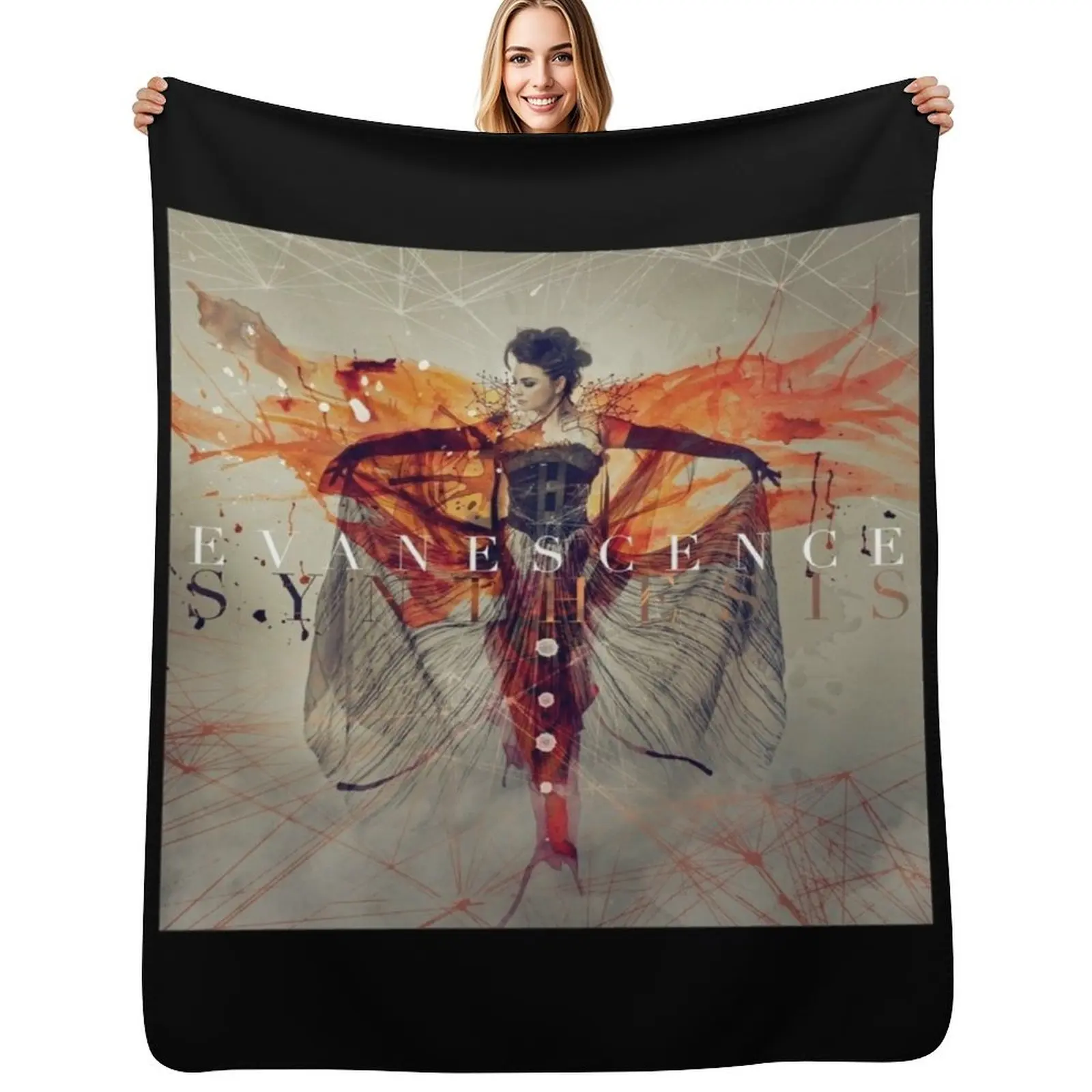 

Synthesis Throw Blanket Bed Cute Decorative Throw Thins Blankets