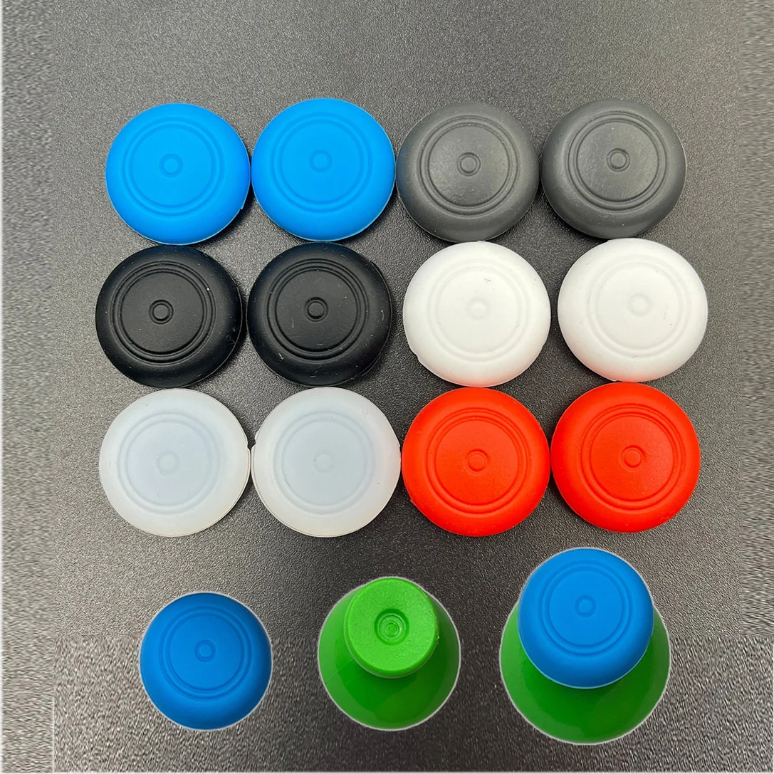 عصا إبهام سيليكون قبضة عصا التحكم غطاء الجلد ل PS5 ، PS4 ، سلسلة XBOX X وحدة تحكم ، 2 من