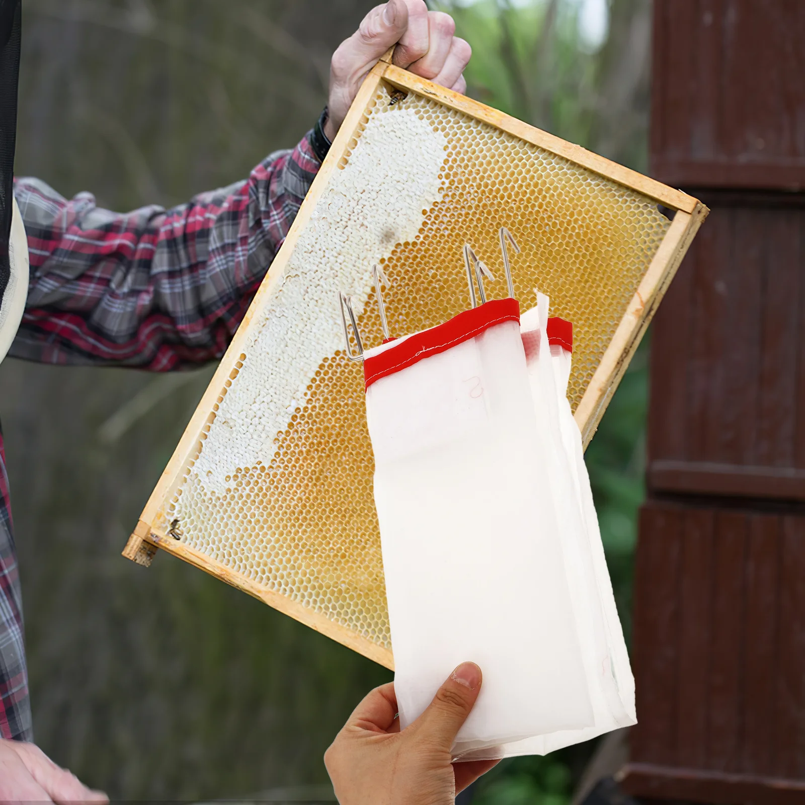 

Honey Filter Bag Nylon Mesh Durable Straining Bag for Honey Juice Wine Filtering Practical Filter Net Tool Nylon Straining Bags