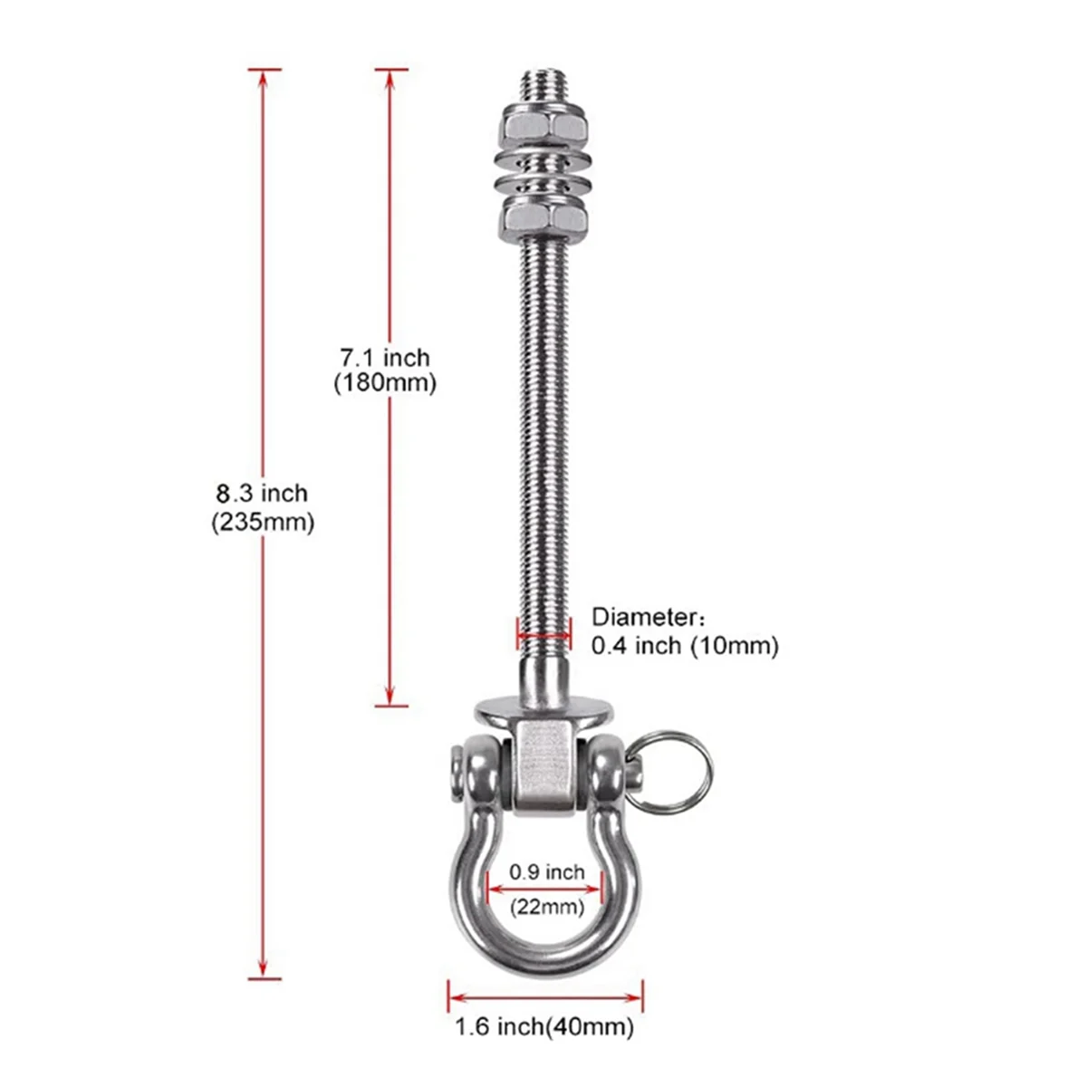 NNVC الثقيلة سوينغ هوك أرجوحة اليوغا الرمل هوك معلقة كرسي الملحقات لملعب الشرفة أرجوحة اليوغا #1