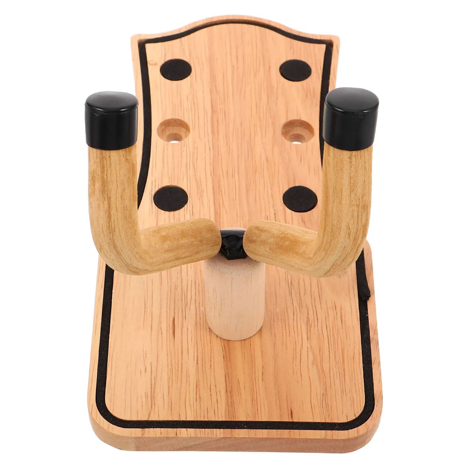 

Настенный держатель для гитары из натурального массива дерева: подставка для акустических, электрических и бас-гитар, надежный крюк для хранения и демонстрации для любителей музыки