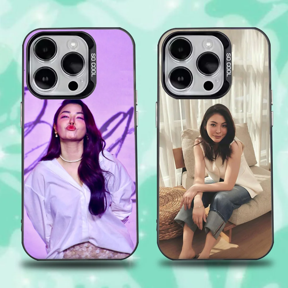 

Faye Peraya Malisorn Phone Case For iPhone 16,15,14,13,12,11,Pro,Max,Plus,Mini,XS,SE Anti Fall Black Matte Hard Bumper
