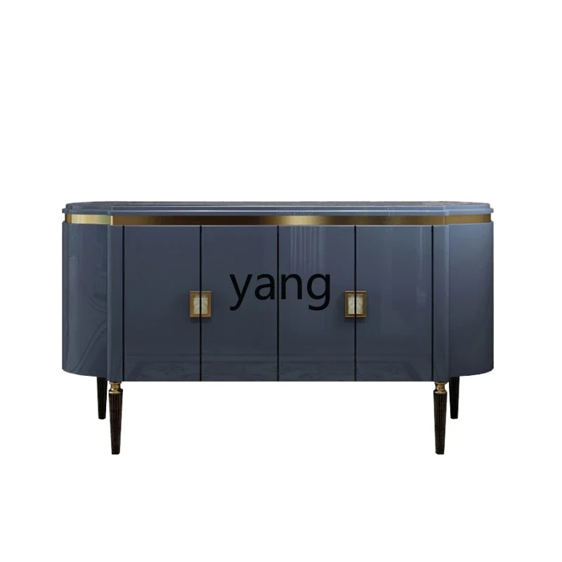 

Yjq entrance cabinet modern simple living room solid wood entry door dining side view table shoe cabinet