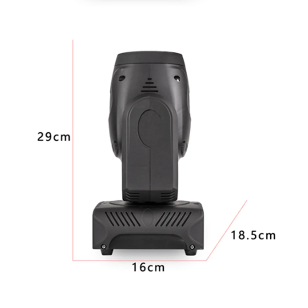 Mini 70W LED White Spot Moving Head Light with 3 Prism 7 Gobo Cree RGBW 4in1 Wash Dyeing Lights for Dj Disco Club Party Lighting