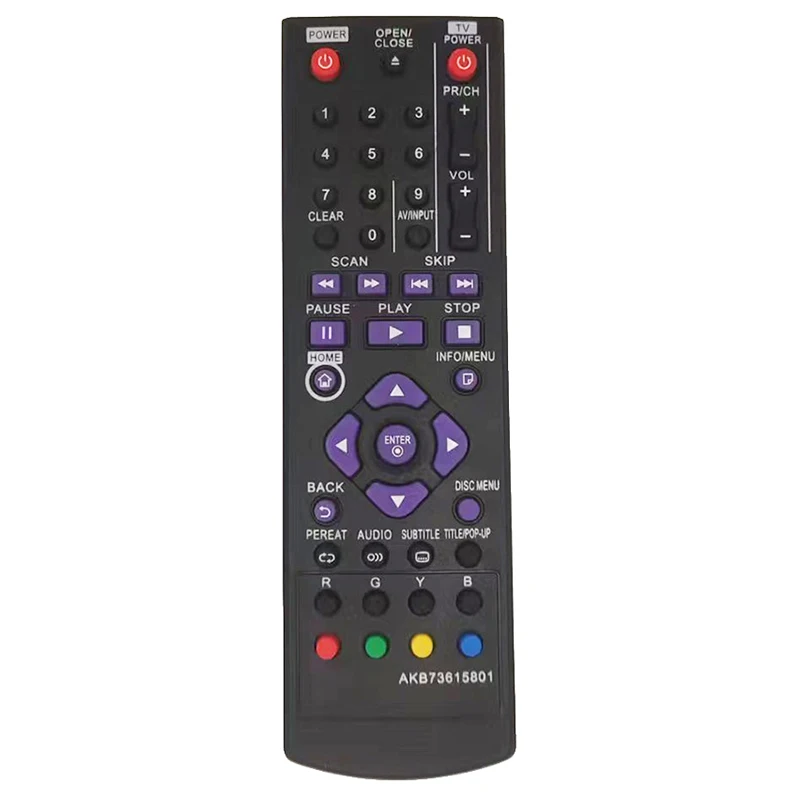 New Suitable For DVD L/G Blu Ray DVD Player Remote Control AKB73615801 BD670 BD570 BP220N BP320 BD660 BD560 BD550