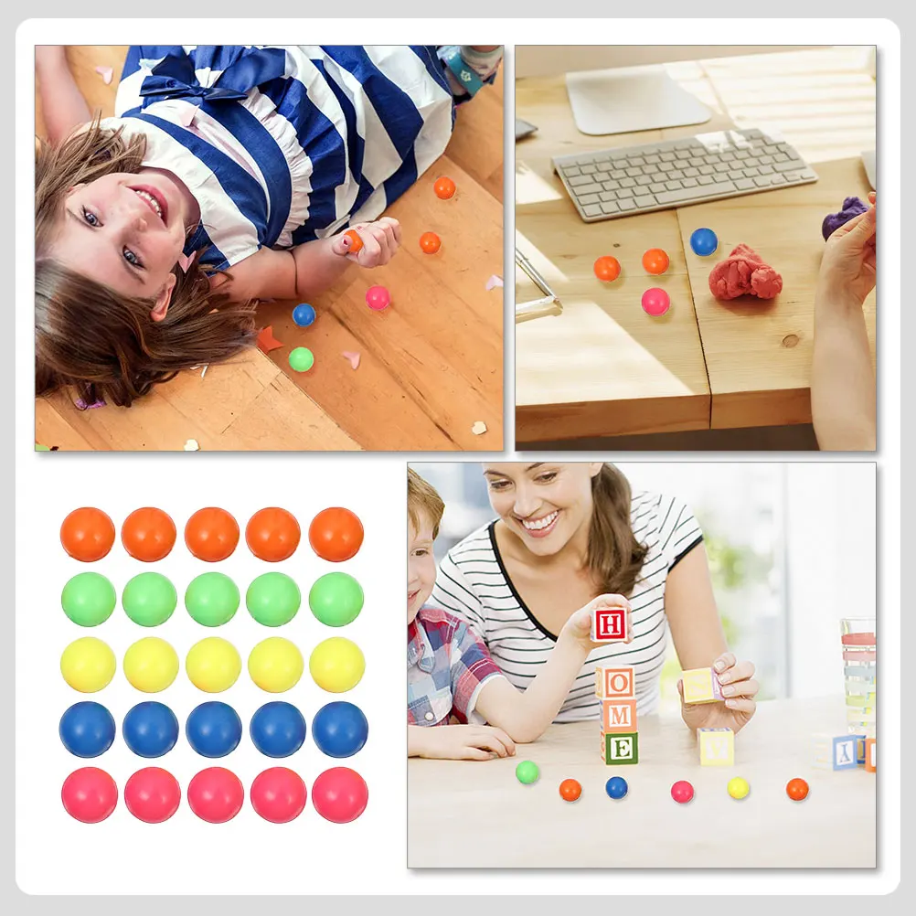 

200pcs Plastic Counting Balls Bright Color Shape Sorting Game Educational Beads For Mathematics Teaching Abacus Spacer