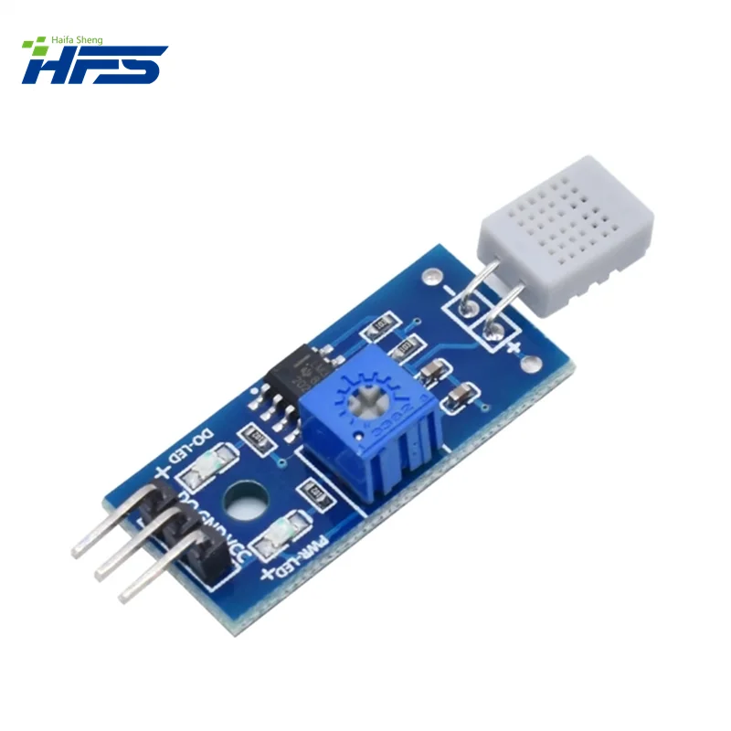 Hr202 Vochtigheidsdetectiesensor Module Dc 3.3V-5V Lm393 Chip (3-draadsysteem)