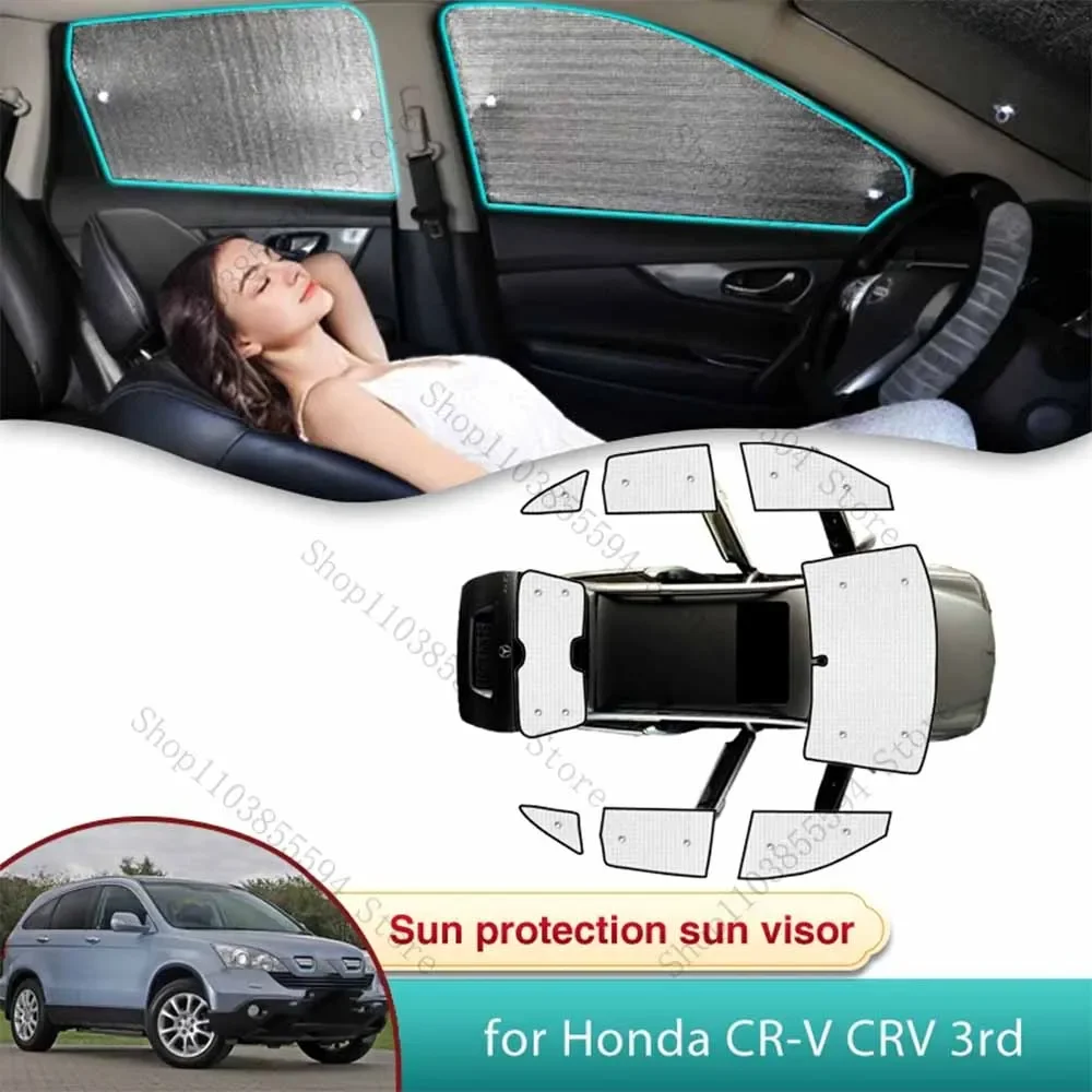 

Car Sun Shade for Honda CR-V CRV 3rd RE1 RE5 RE7 MK3 2007 2008 2009 2010 2011 Sunshade Windshield Privacy Shading Window Anti-UV