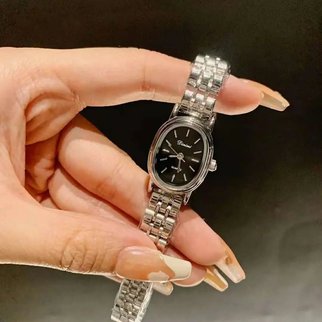 Women Quartz Watch Luxury Clock Fashion Simple Diamond Inlay Vintage Gold Sliver Elegant Black Orologio Reloj Ladies Wristwatch