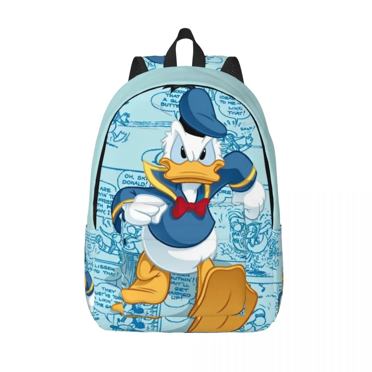 Donald Duck simpatico cartone animato zaino per adolescenti sport scuola superiore lavoro anime zainetto per uomo donna borse di tela universitarie