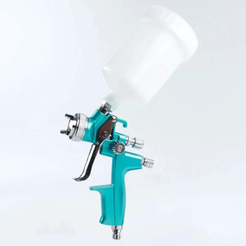 4000B High Quality Spray Gun HVLP Car Paint Spray Gun 1.3mm Nozzle Gravity Feed Water Based Air Paint Sprayer Cordless Airbrush
