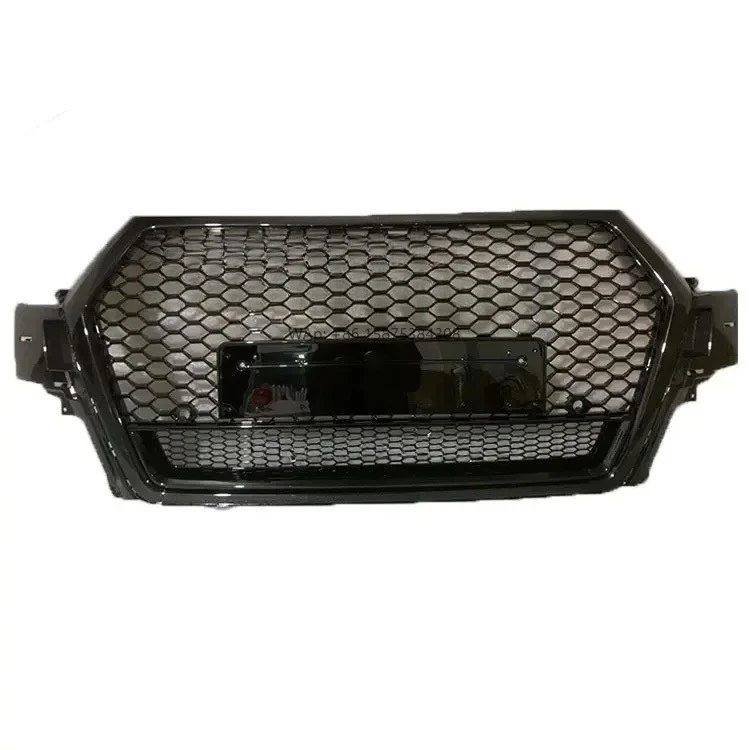 

New Style ABS Front Grille for Q7 Radiator Honeycomb Grills Front Bumper Grill RSQ7 Frame quattro Style 2016-2019