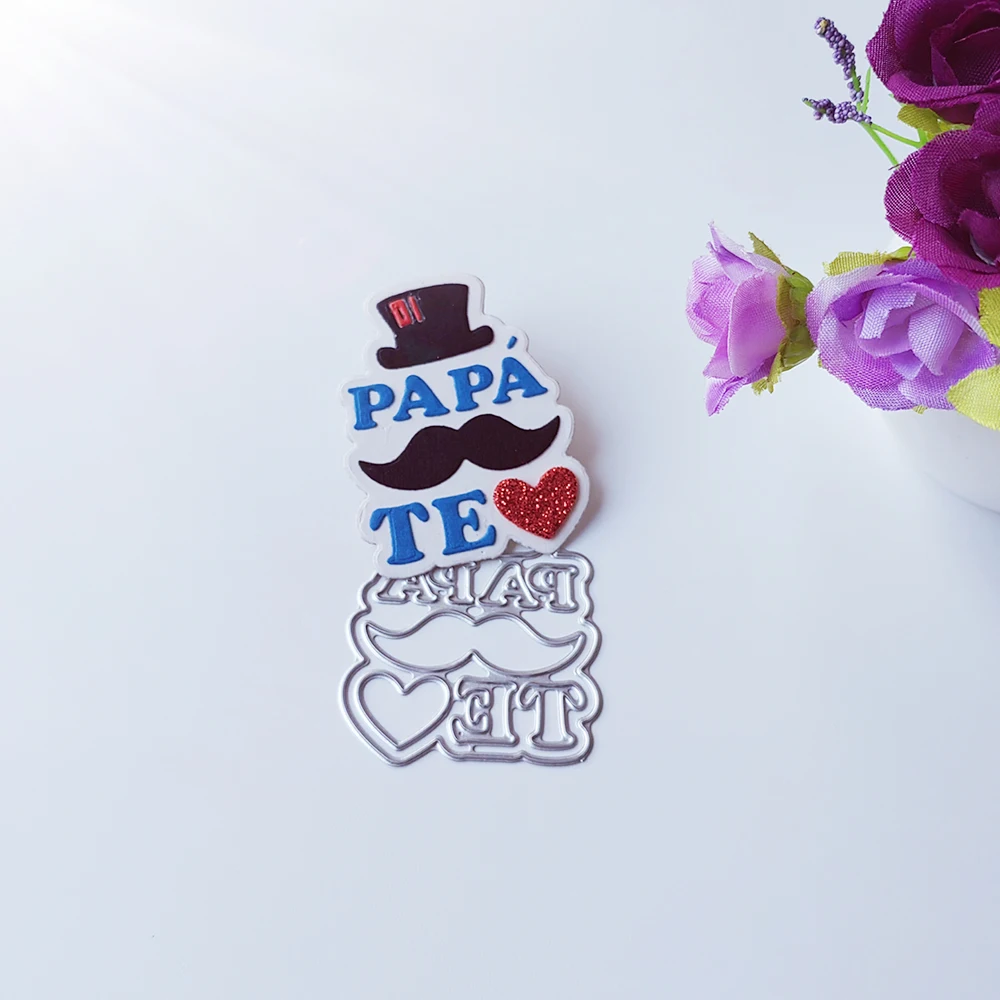 

New Spanish Love Your Dad cutting dies scrapbook decoration embossed photo album decoration card making DIY crafts