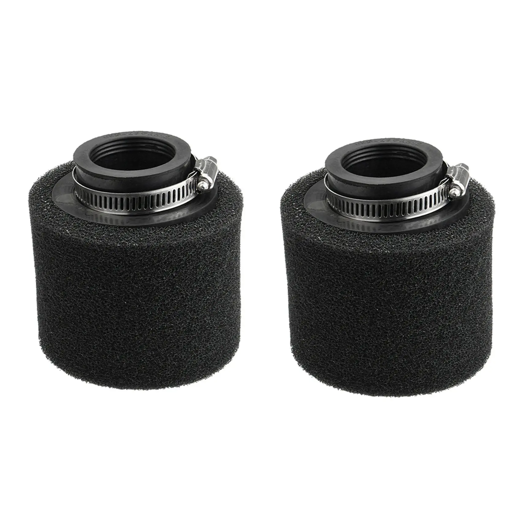 2X Black 38mm Double Foam Air Filter Pod 110/125/150Cc Pit Dirt Bike Quad Atv Buggy