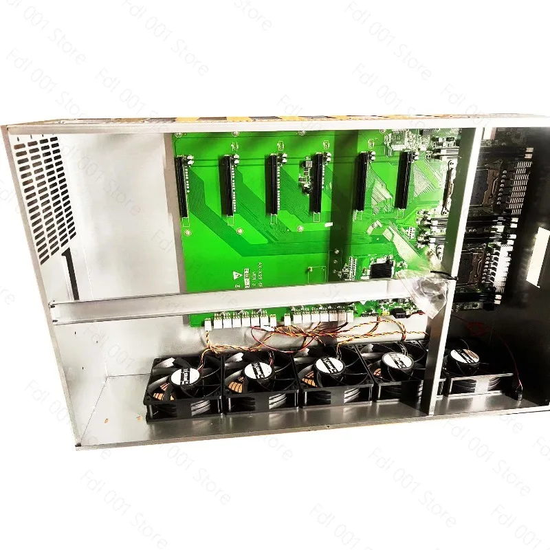 X99 Dual-Socket PLUS Motherboard LGA2011-3 Processor DDR4 Memory 6 PCIe Graphics Card Slots Wide Spacing