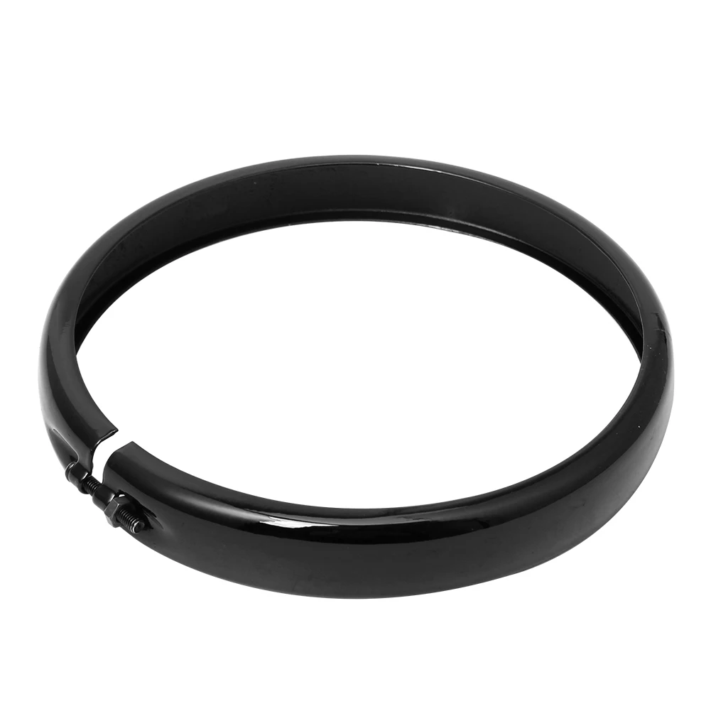 Motorcycle Black 5.75\'\' Headlight Headlamp Trim Ring For Harley Sportster Iron XL 883 1200 Dyna Softail Street Bob