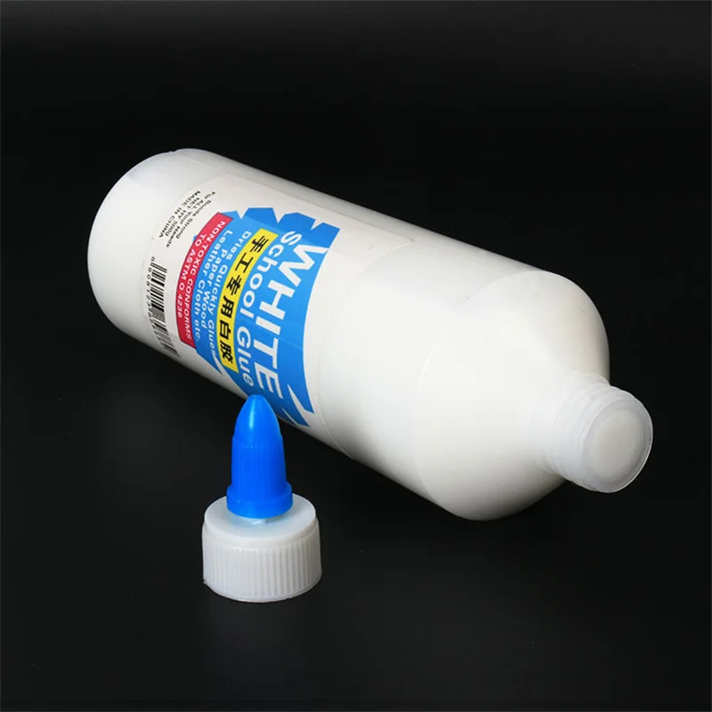 Imagem -04 - White Glue Liquid Adhesive Safety Non-toxic Student Make Paper Crafts Tool Material de Escritório Escolar Papelaria 500ml 250ml