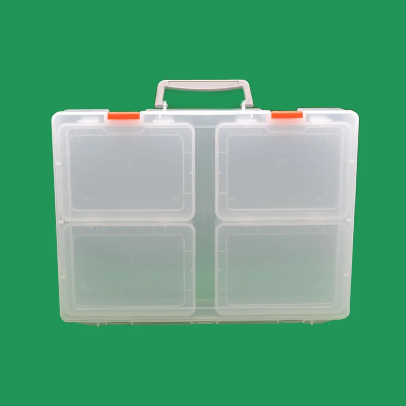 Baseball Card Storage Box Playing Card Case Holder with 4 Small Box Sports Cards Holder for Stickers Paper Cards Collector