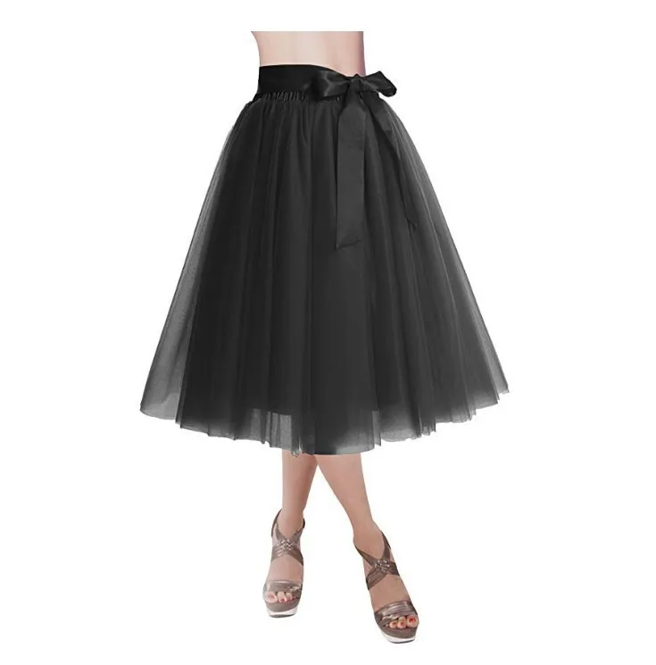 

Mesh Tulle Fluffy Adult Tutu Short Skirt Lolita