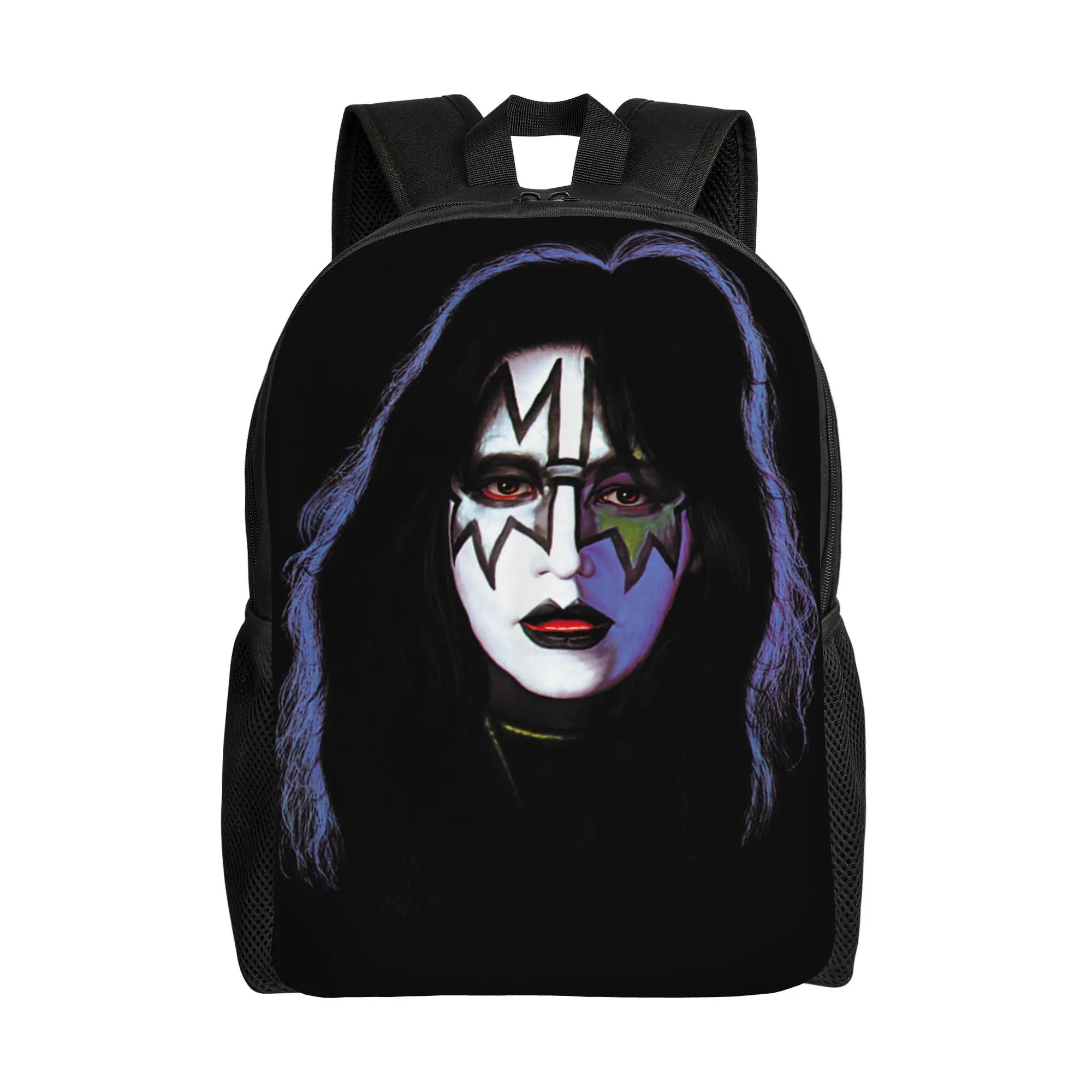 

Рюкзак KISS 1978 RIP Ace Frehley, мужской, большой, из полиэстера, стильный, для старшей школы, дизайнерский, для путешествий