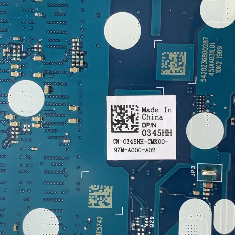 

CN-0345HH 0345HH 345HH W/SR3Z0 I5-8300H Процессор DDR51 LA-F551P N17E-G1-A1 GTX1060 Для DELL 15 R4 17 R5 Материнская плата ноутбука 100% протестирована