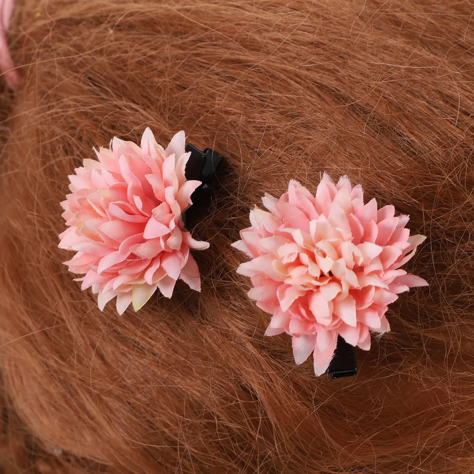

21Pcs Flower Hair Clips for Women Girls 3D Layered Petal Design Elegant Realistic Floral Hair Accessories for Wedding School