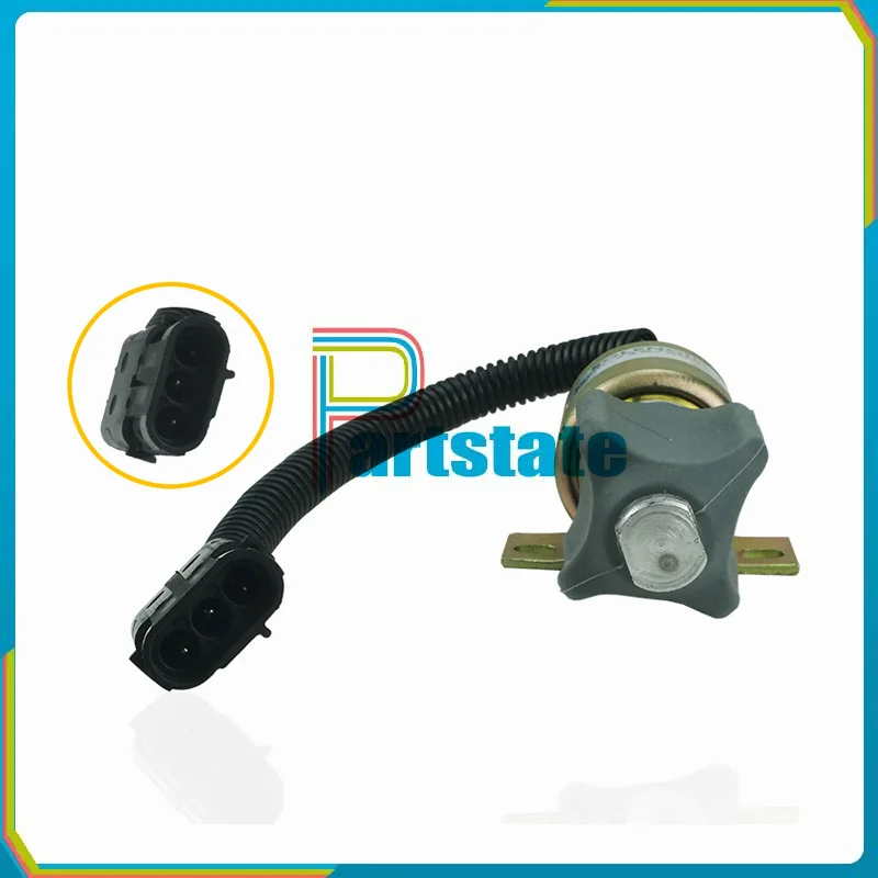 11033511 110339541 24V Shut Off Stop Solenoid For Hyundai For Volvo LC120C L150 LC180 Excavator JCB 220