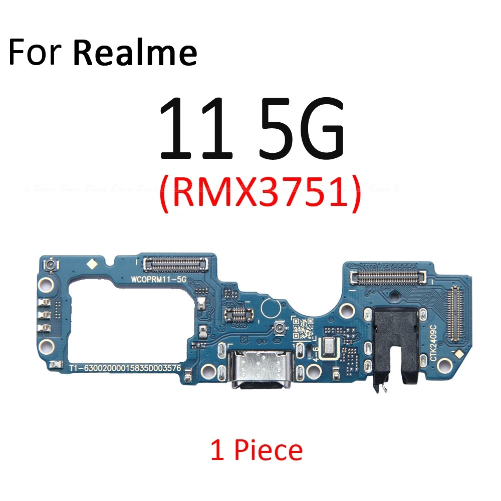 شاحن USB ميناء حوض شحن موصل التوصيل الكابلات المرنة ل ممن لهم Realme 10 11 11x12 12x13 برو زائد 5G 4G