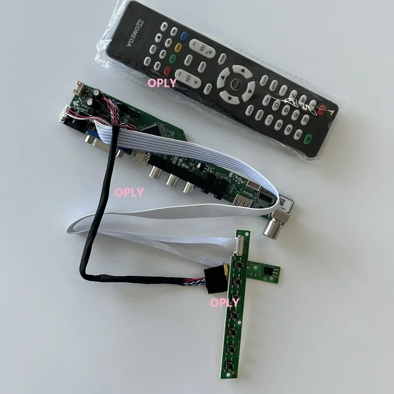 

Комплект платы контроллера телевизора для B156XW06 B156XW03 B156XW04 1366x768 15,6 дюйма HDMI-совместимый RF USB AV VGA аудио светодиодный экран монитора