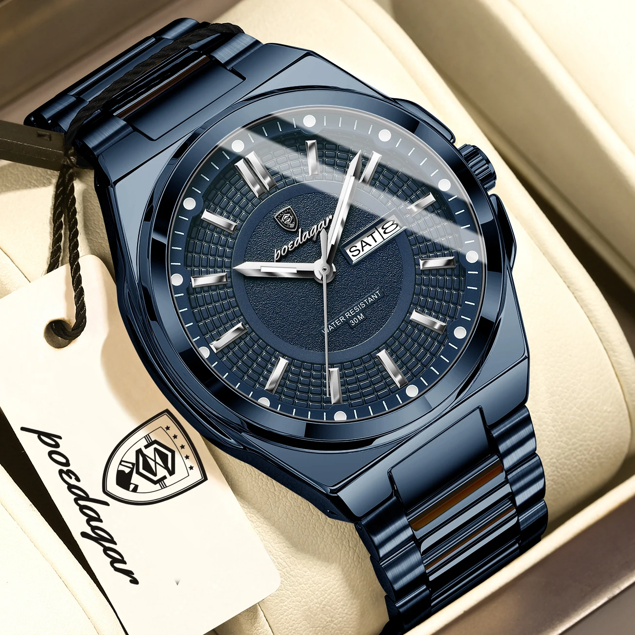 Men's Stylish Waterproof Luminous Casual Watch