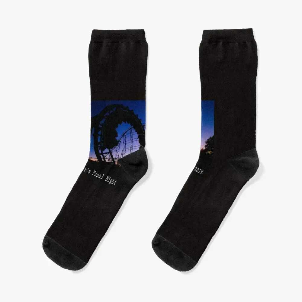 

Vortex's Final Night - Kings Island Socks designer brand Rugby snow Socks Woman Men's