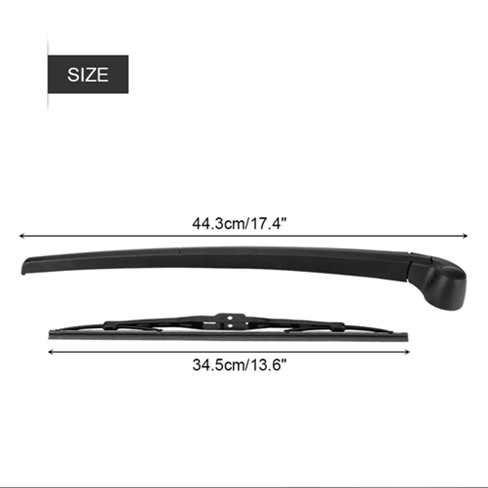 Rear Windshield Windscreen Wiper Arm & Blade Set For Audi A4 8E B6 B7 Avant / Estate 2001-2008