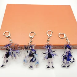 1Pcs Anime Game Genshin Impact Cute Scaramouche Boy Women's Keyring Backpacks decorative Hangings Gril's Fashion Gifts Keychain