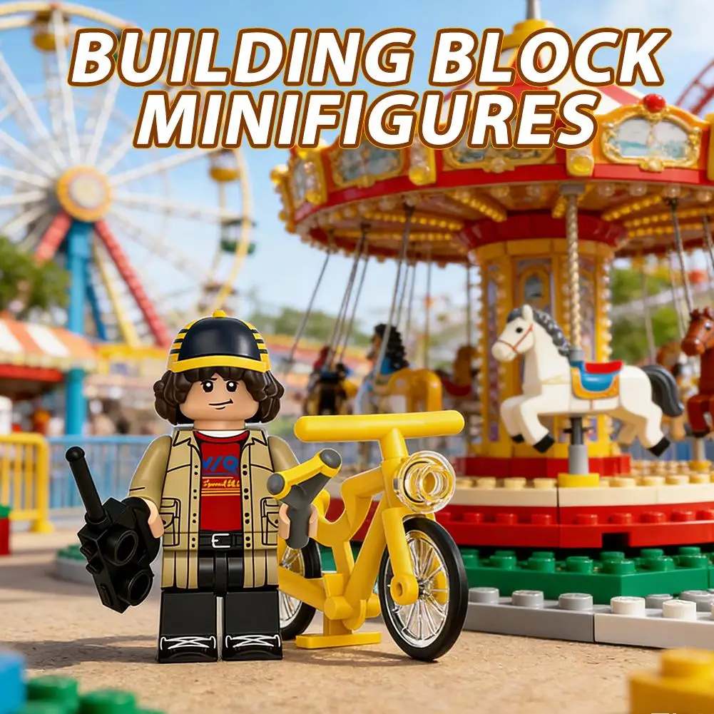 

Для G0186 серии фильмов «Мастер Дастин», строительный блок, минифигурка, игрушка, Коллекционная пластиковая фигурка, совместимая игрушка