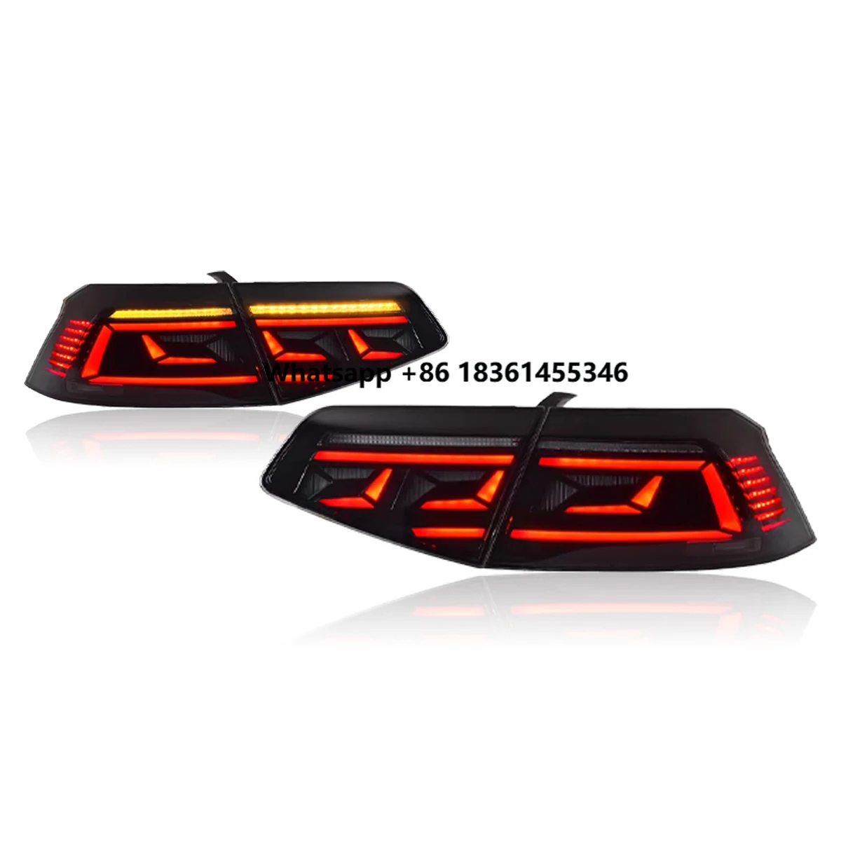 

For Passat B8 2015-2020 LED Car Tail Lamps Daytime Running Lights Dynamic Turn Signals Car Styling Tail Lights