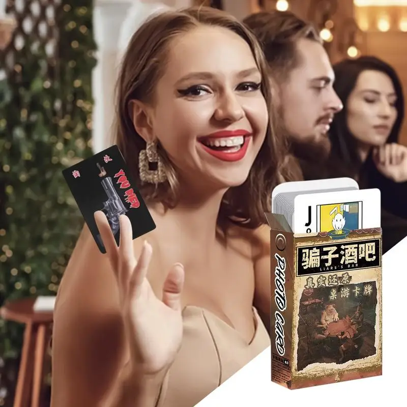 Trickster Tavern Board Game ทหารแอ็คชั่นตัวเลข Liar's Bar เกมสังเกตอย่างรวดเร็วสําหรับนักศึกษาวิทยาลัยผู้ใหญ่เพื่อน