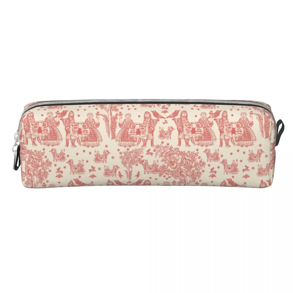 Toile De Jouy French Motif Pencil Bag for Boys Gilrs Flora Pencil Cases Pouch School Supplies