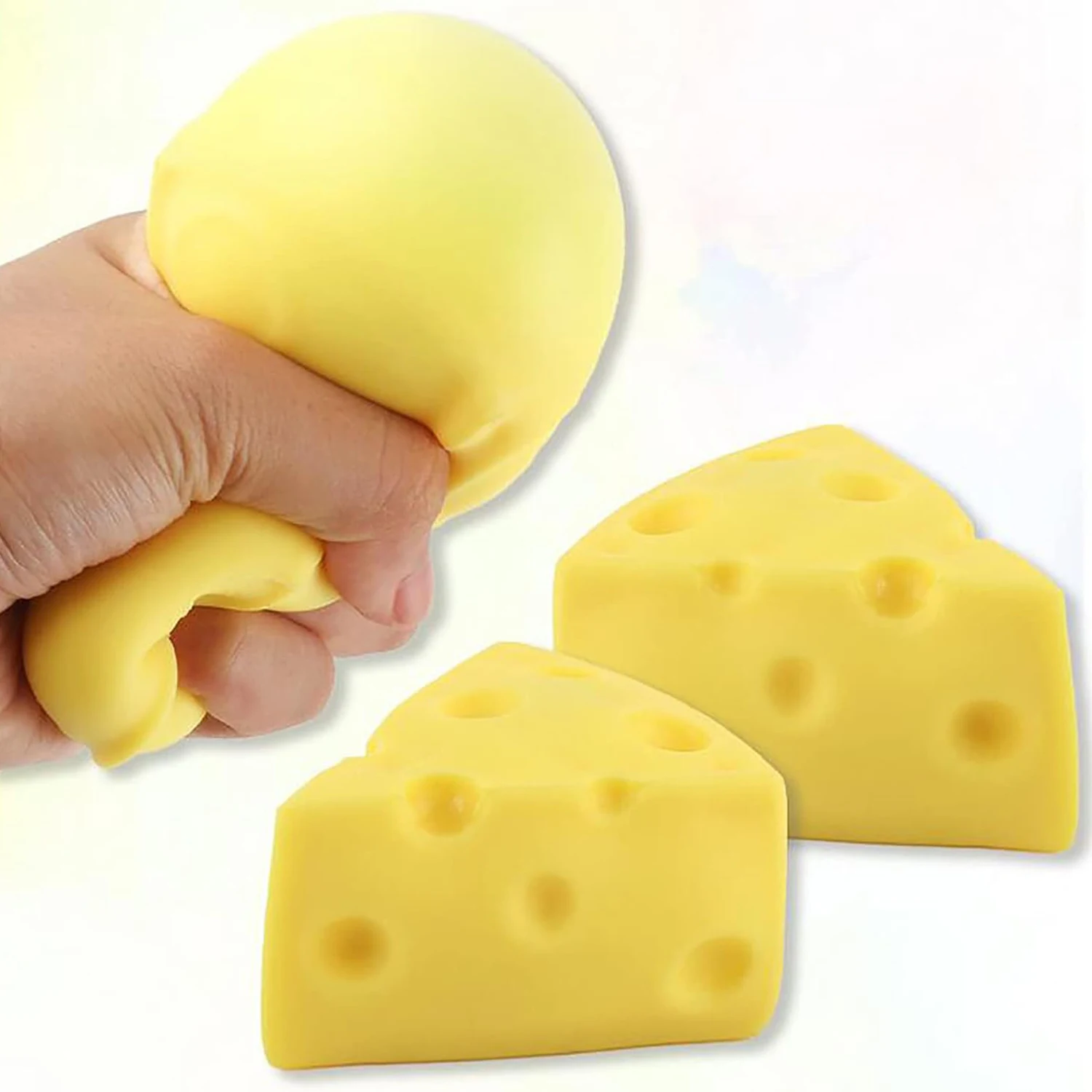 

Creative stress relieving toys, simulated cheese, kneading music, venting stress relieving tool, slow rebound