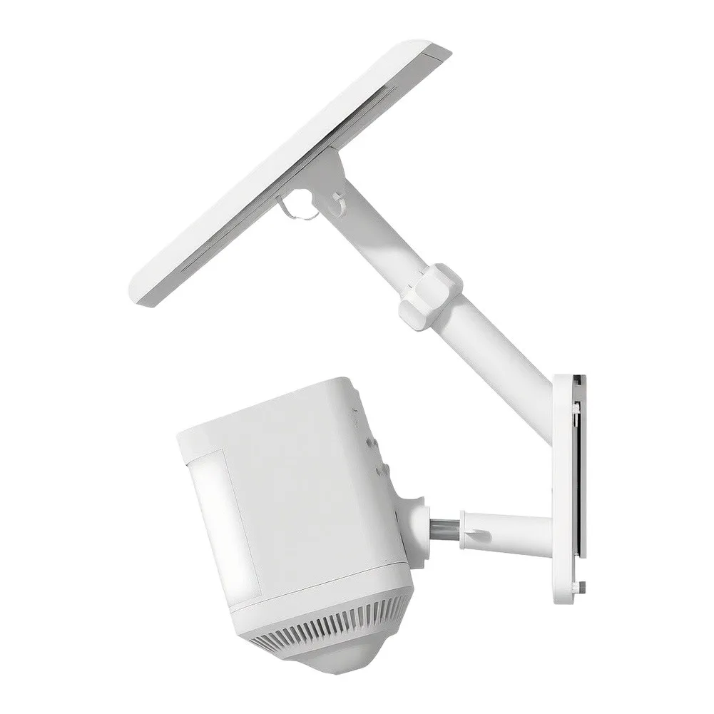 2 In 1 Wall Pole Mount Bracket With 1 4 Inch Screw Hole For Security Camera And Solar Panel Outdoor Monitoring Hardware