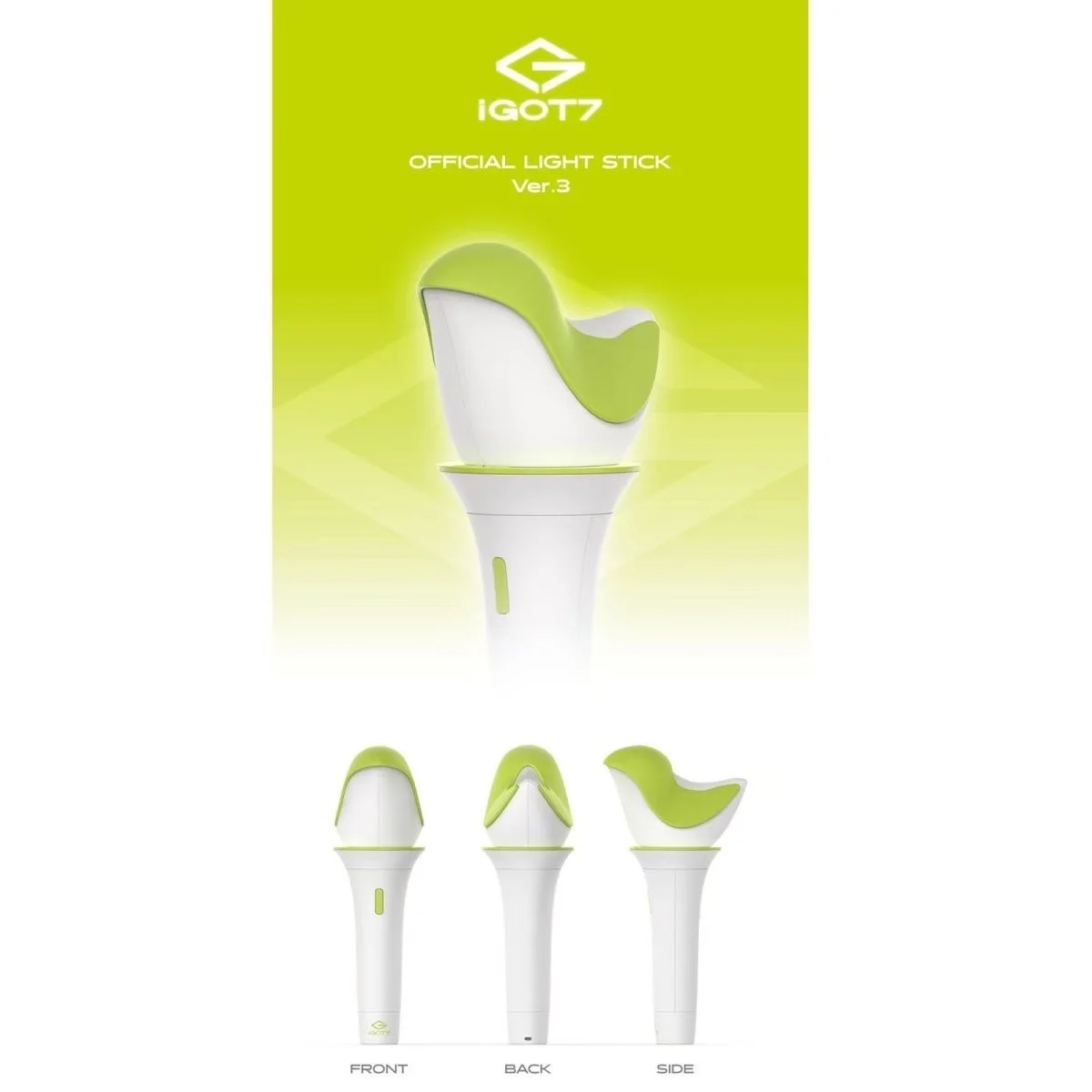 Kpop Idol GOT7 Ver.3 Lightstick Поддержка концерта Glow Light Stick Поддержка светильников Поддержка Декор Вечеринка Вспышка Лампа Подарки для фанатов