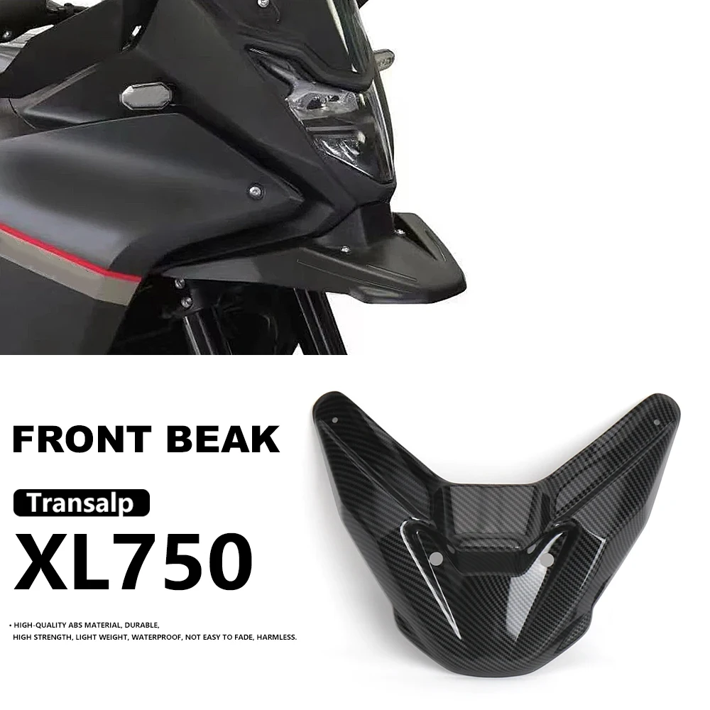 

For HONDA XL750 TRANSALP 2023 2024 Motorcycle Front Beak Fender Extender Nose Fairing Cowl Extension Wheel Cover XL 750 Transalp