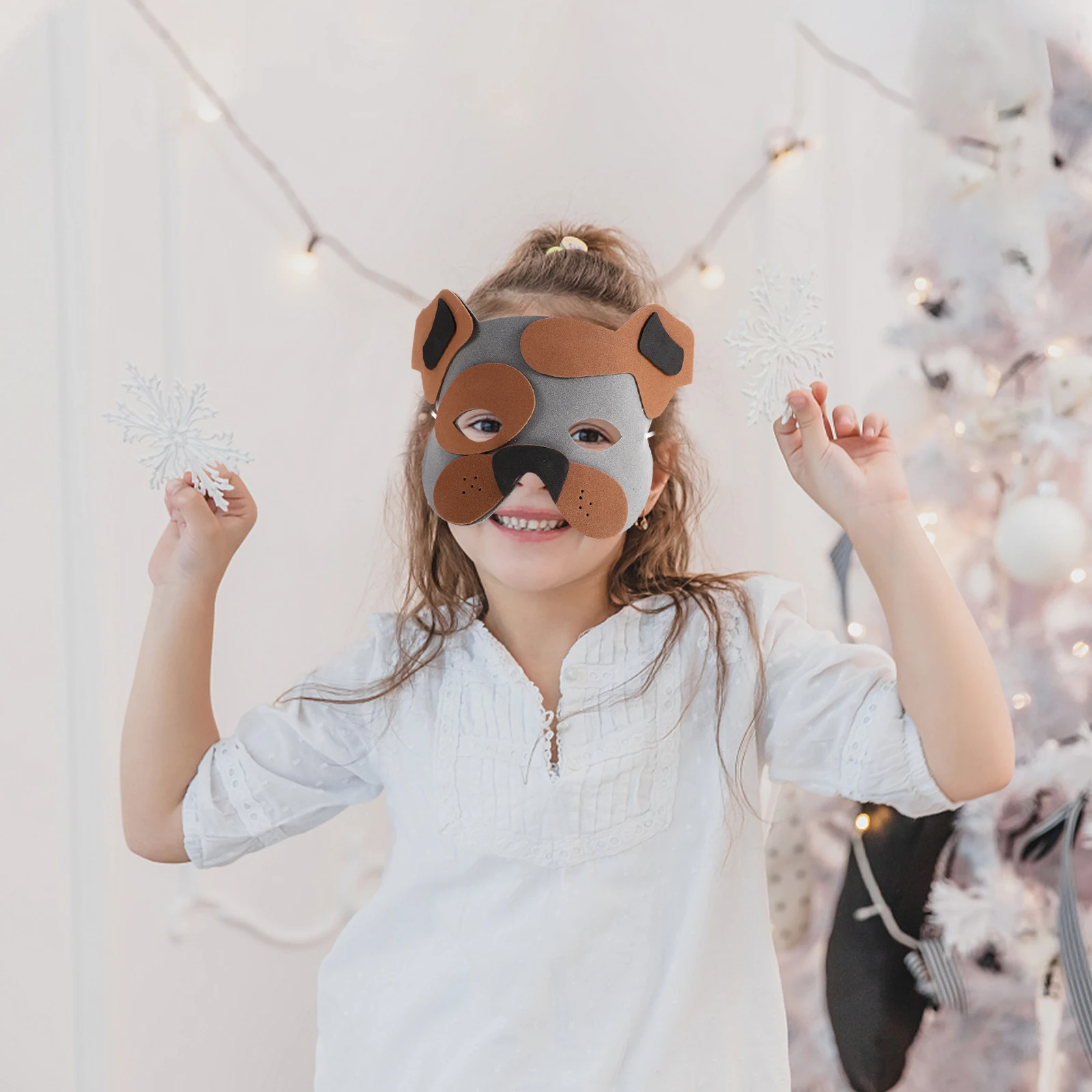 

5 Pcs Animal Mask Halloween Children Kids Foam The Eva Cartoon Party Cosplay Christmas