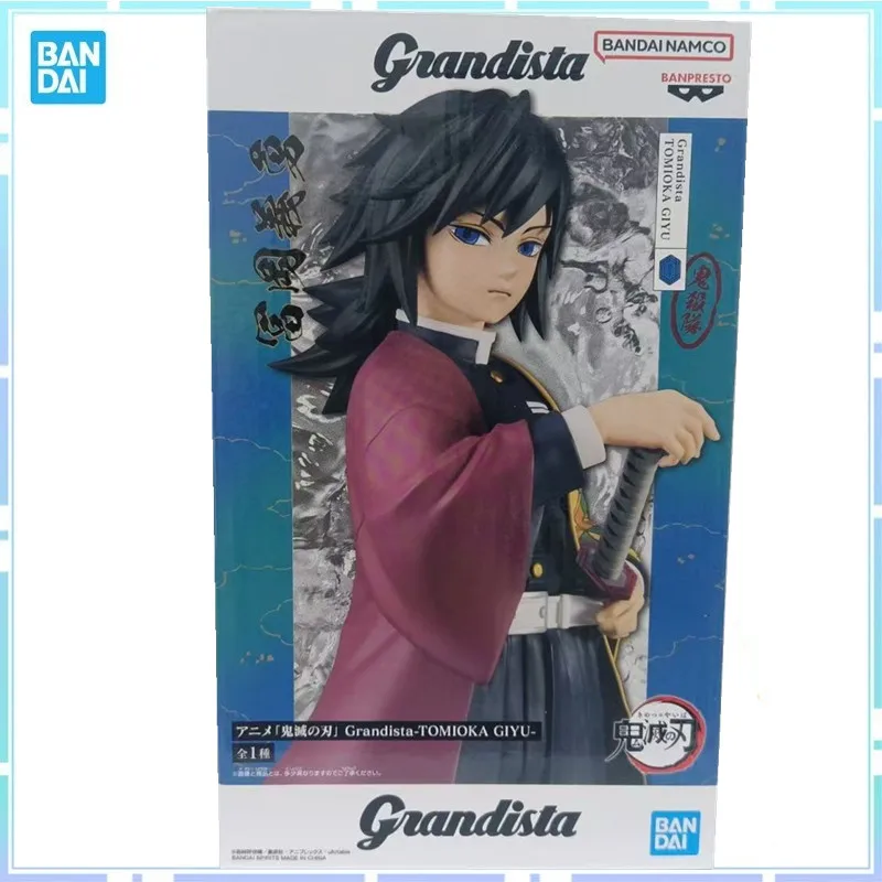 

Оригинальная фигурка Bandai Banpresto Anime Demon Slayer Grandista Tomioka Giyuu из ПВХ, коллекционная модель, игрушка, подарок