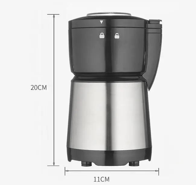 

1pc Coffee Grinder 200W Electric Mini Grinding Machine For Kitchen Home Office Use Spice Nut Grinder Multifunctional Powder