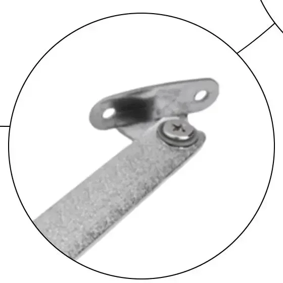 Parts Support Rod Cupboard Fittings For Wardrobe Lids Heavy Duty Replacement Sliver Zinc Alloy Cabinets Practical