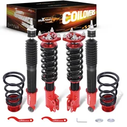 Coilovers 24 Way Damper Struts & Rear Control Arms Kit for Ford Mustang 94-04 Adjustable Damping Shock Absorbers Kit