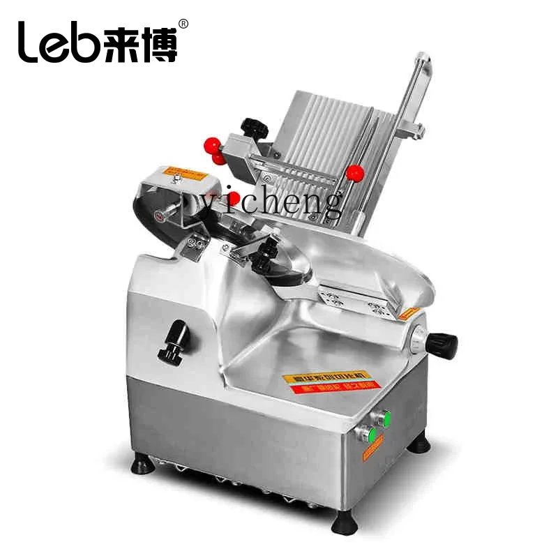 

TQH мясорезка Коммерческий слайсер для рулетов из говядины и баранины Электрический мясорубанок Автоматический слайсер Мясорубка