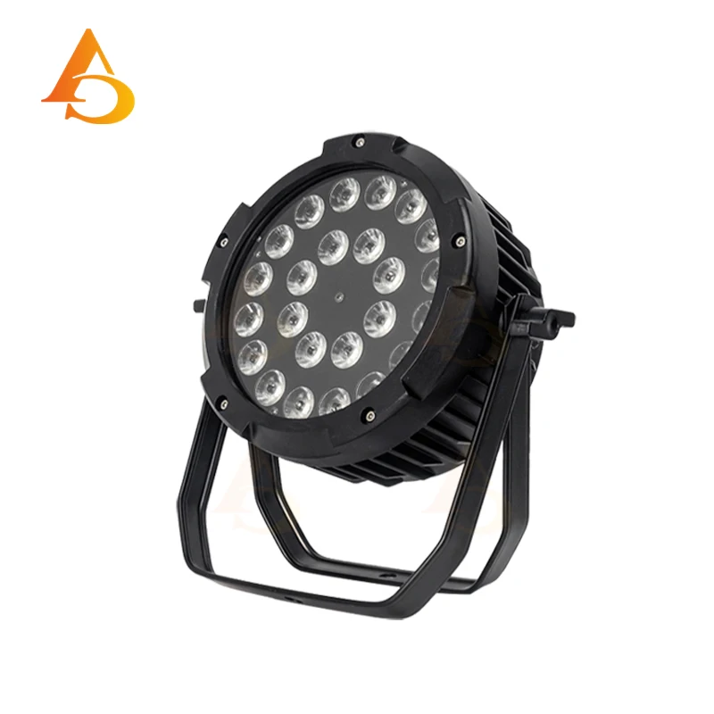 

Stage Light IP65 Waterproof Par Light 24x18W RGBWA UV 6in1DMX Aluminum Spot Light For Outdoor Performance DJ Disco