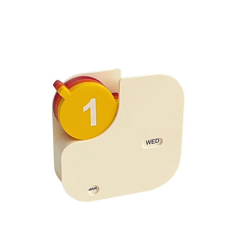 

Calendar small ornament, desktop ins page turning light luxury, creative plan, this table inspirational mini